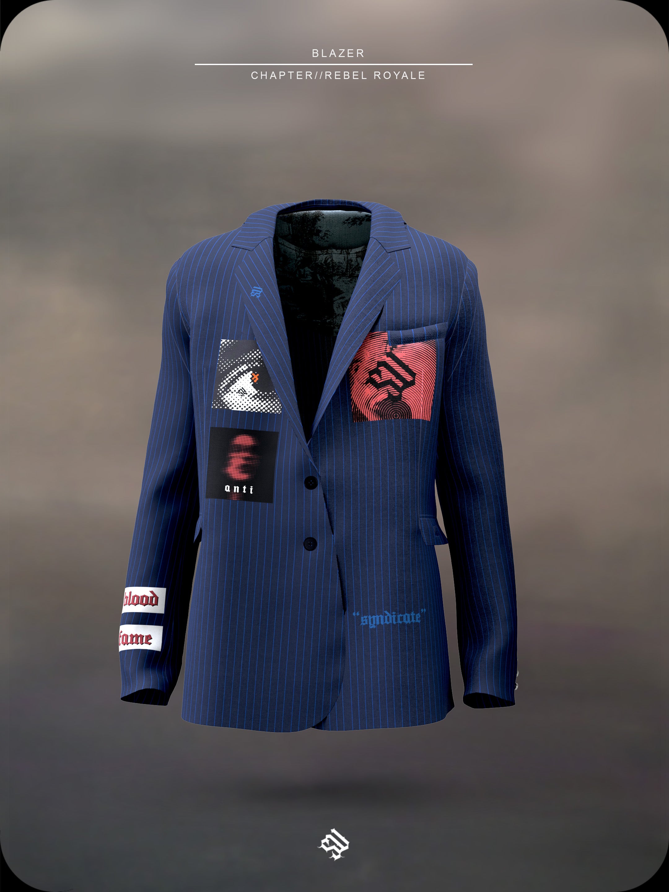 REBEL ROYALE - CUTAWAY BLAZER