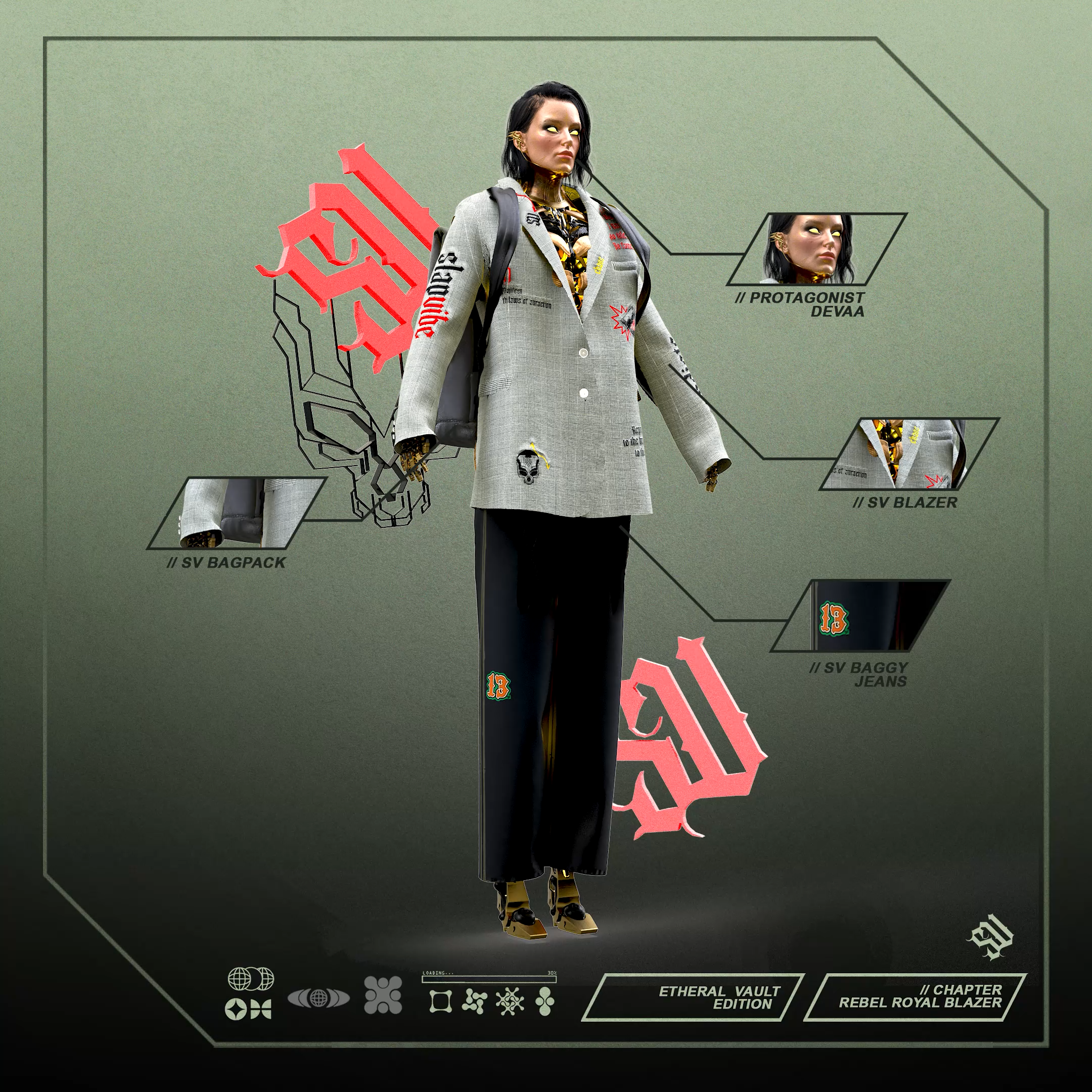 Rebel Royal Blazer Etheral Vault Edition