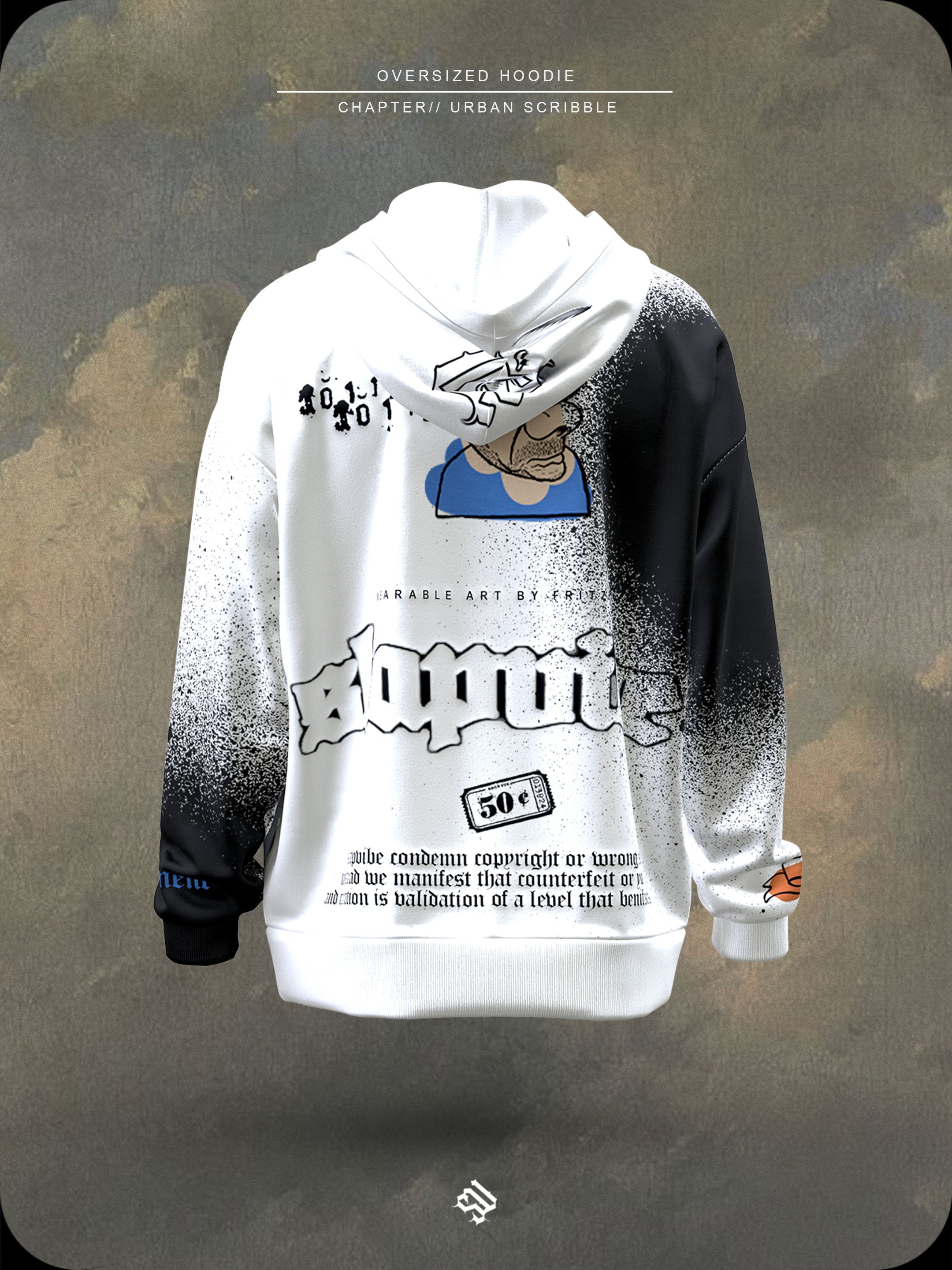 URBAN SCRIBBLE - MODA HOOD