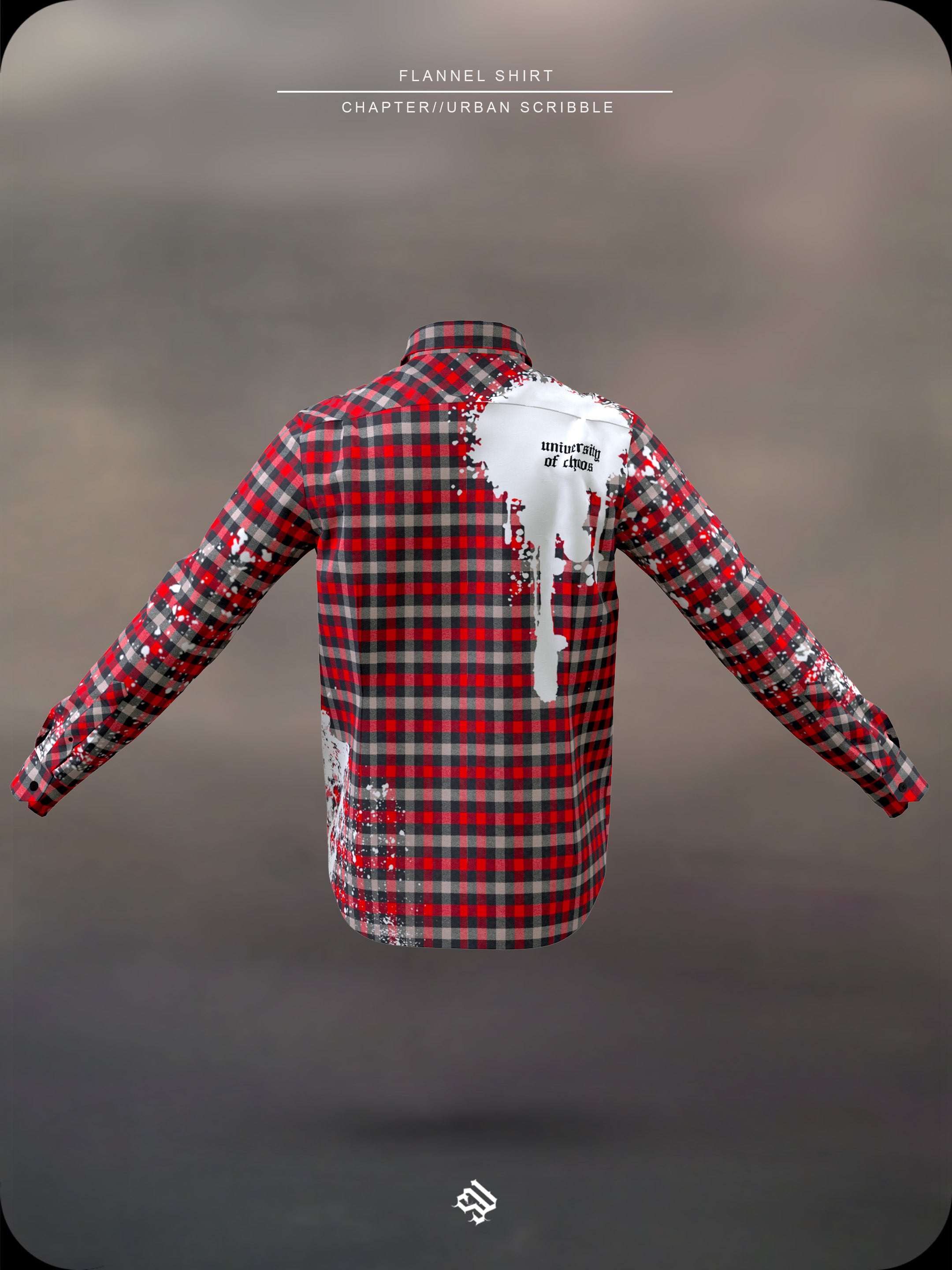 URBAN SCRIBBLE - Shirt Y/D Chequered