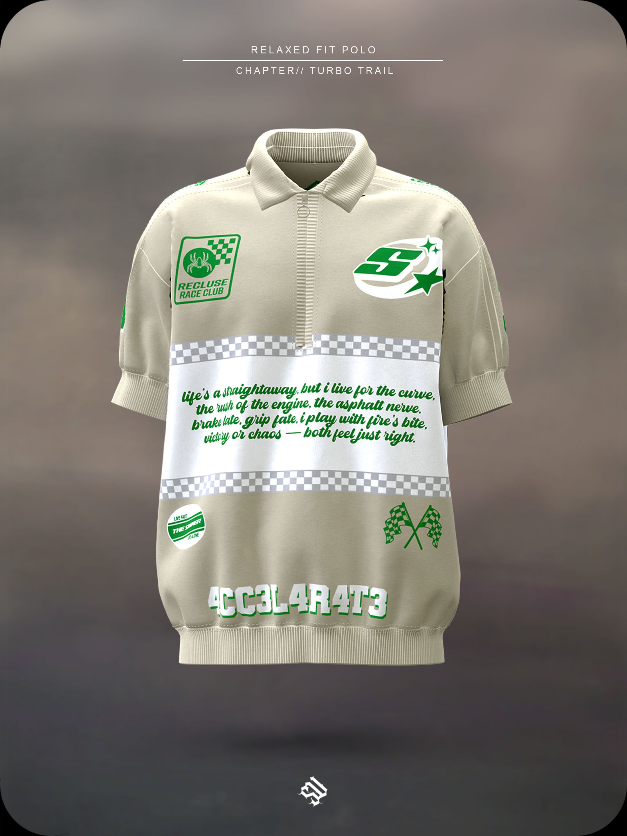 TURBO TRAIL - Polo tee Octane
