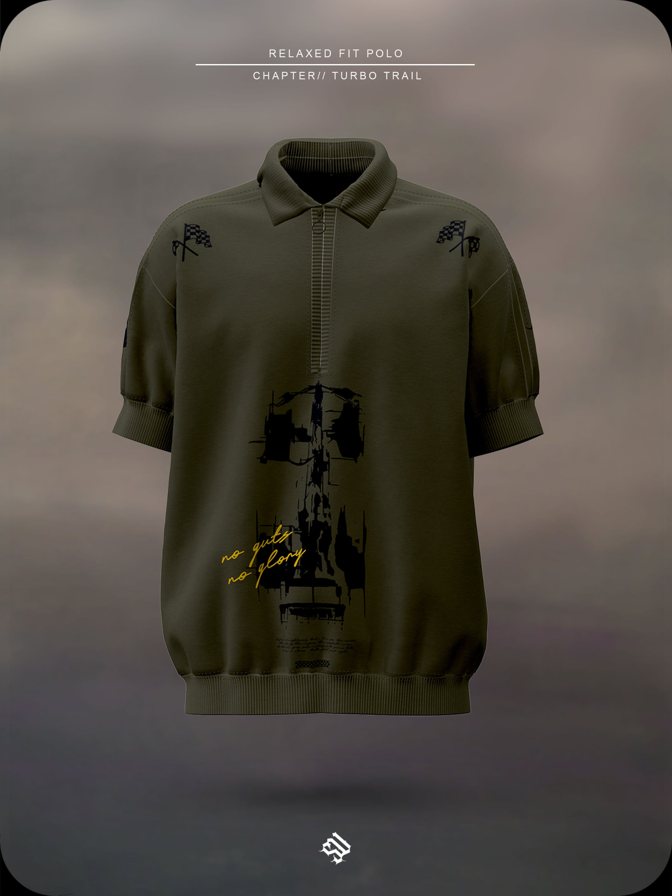 TURBO TRAIL - Polo Tee Octane