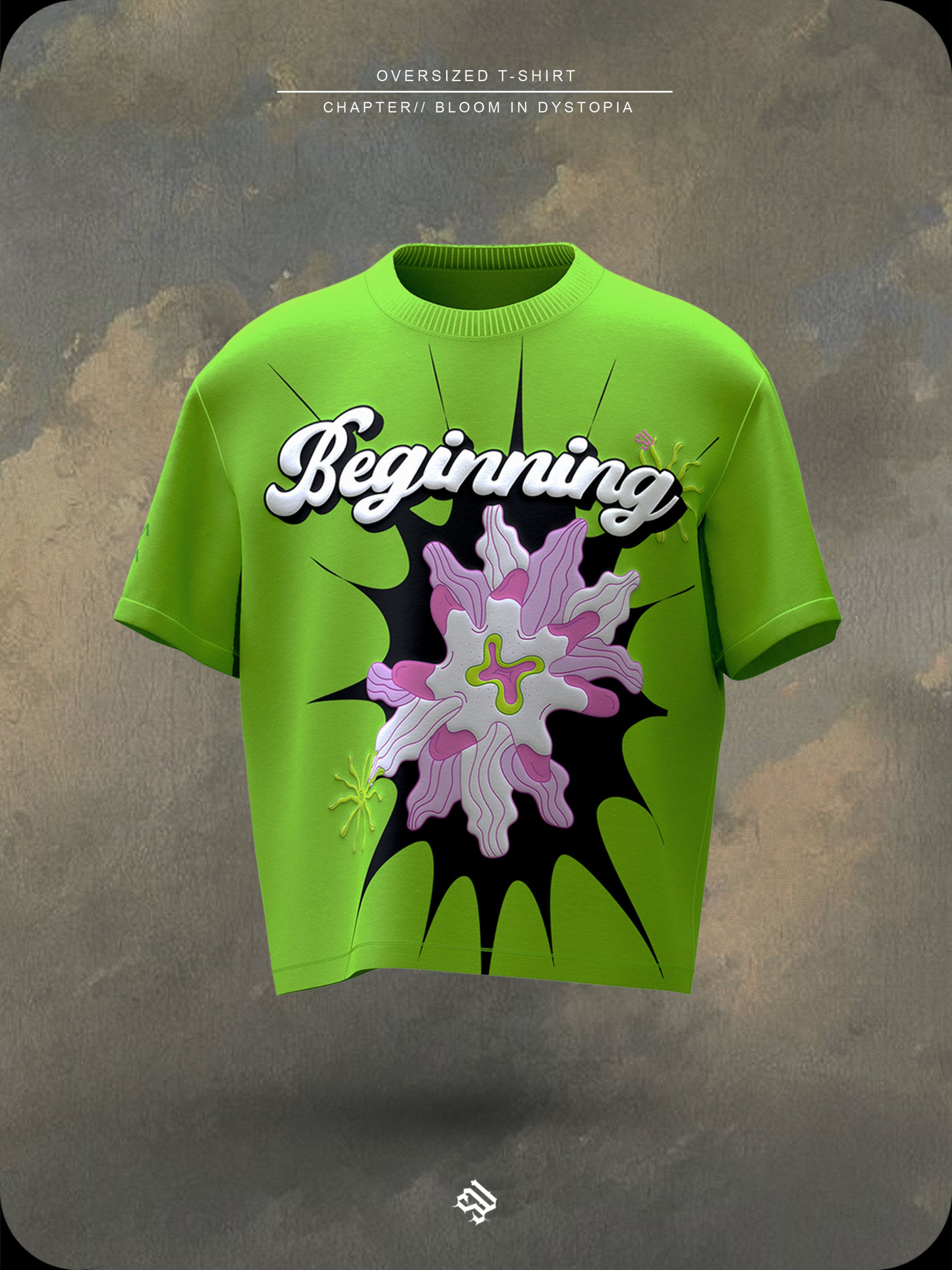 BLOOMING DYSTOPIA - Oversized Tee