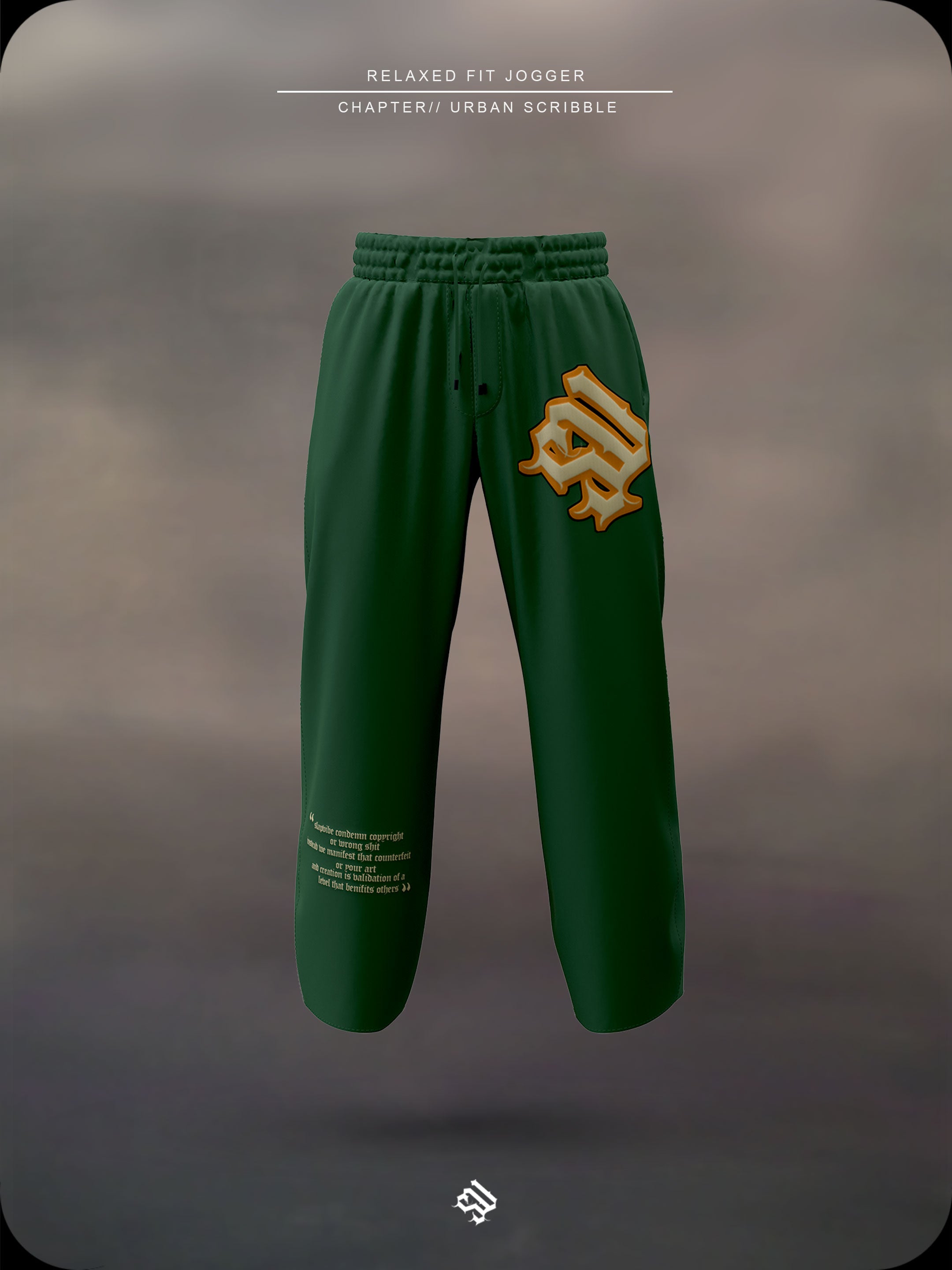 URBAN SCRIBBLE - Athleisure Jogger