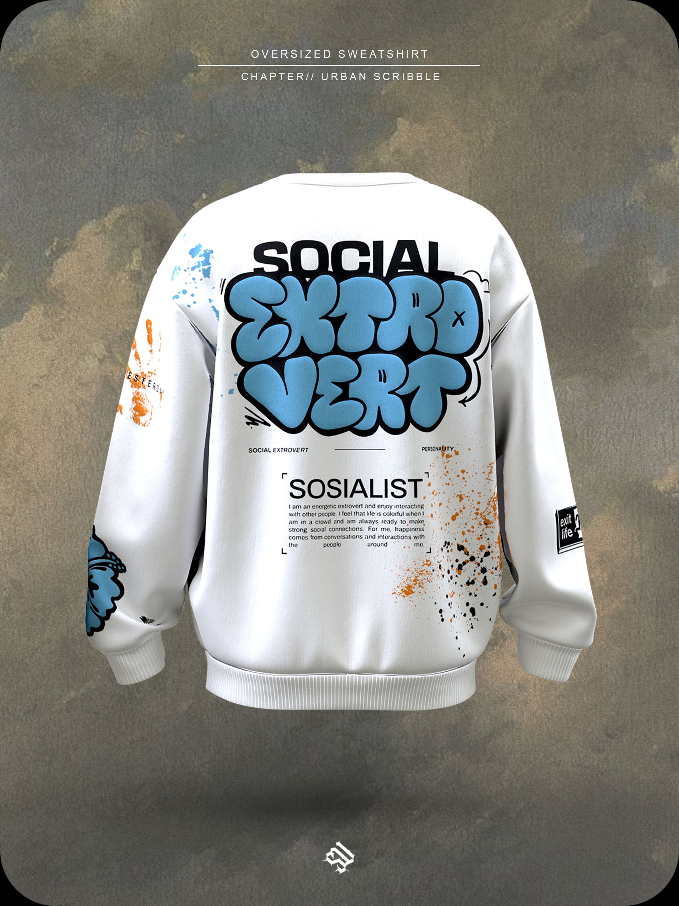 URBAN SCRIBBLE - MODA SWEATEE