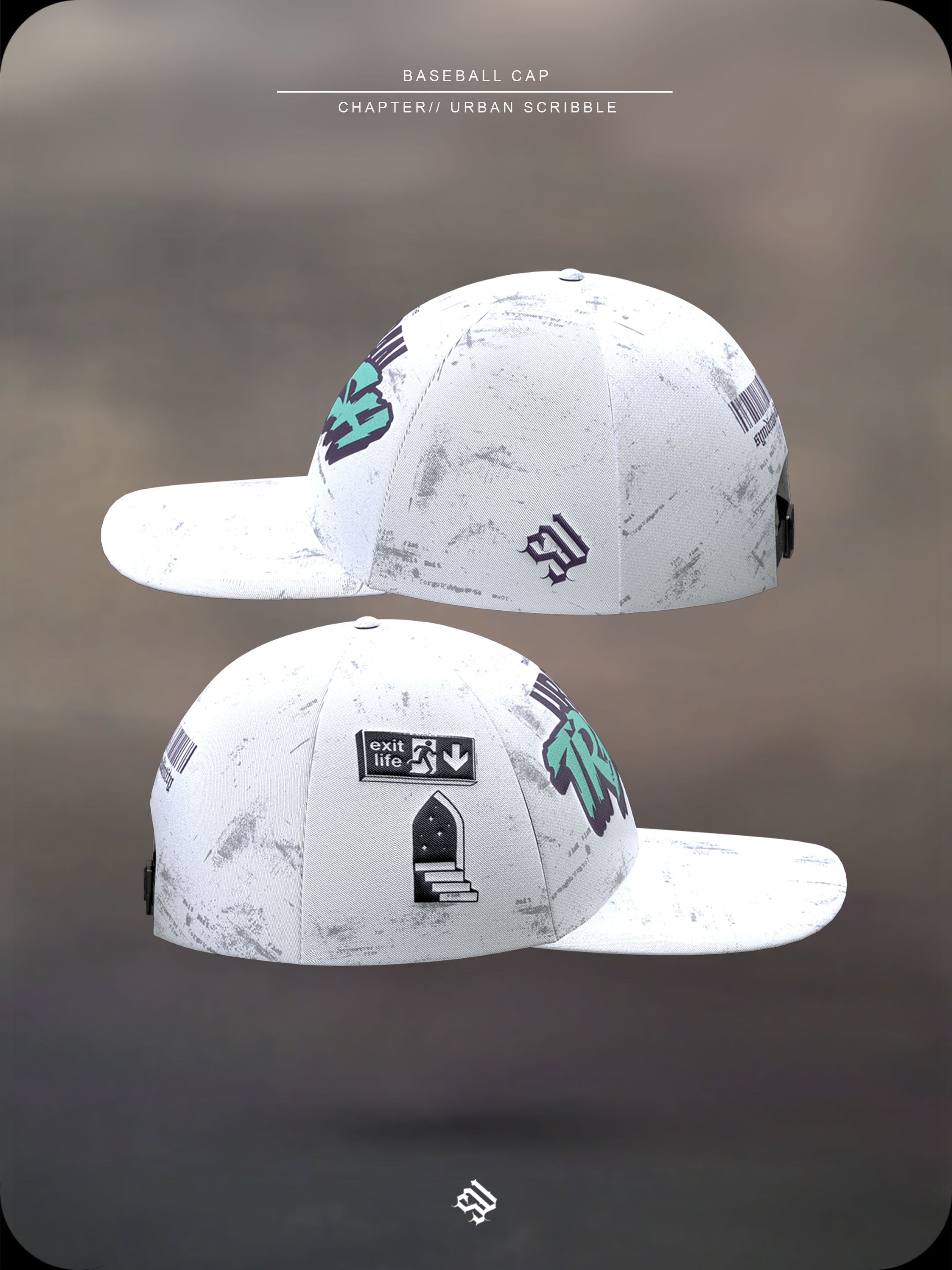 URBAN SCRIBBLE - BB CAP
