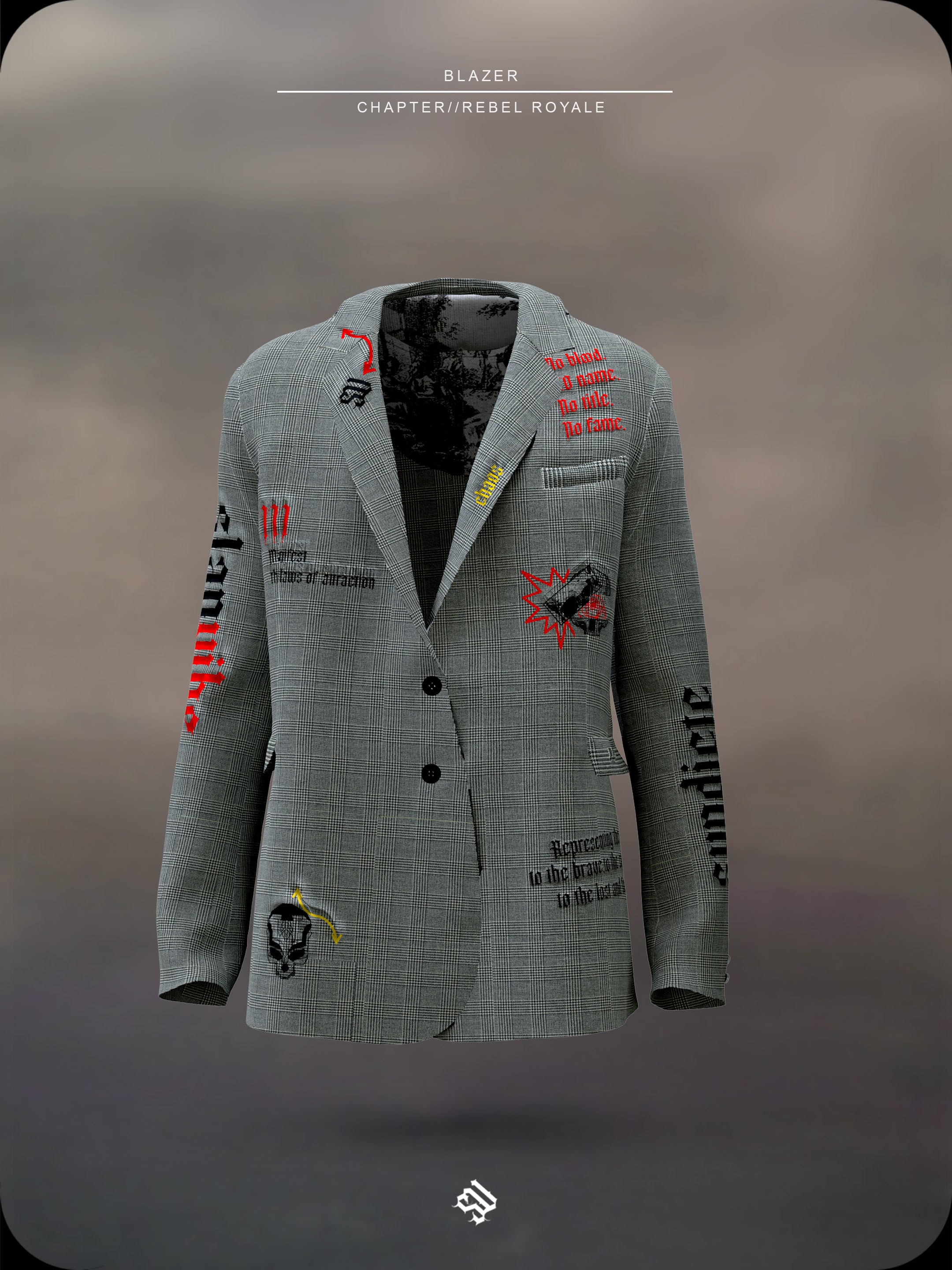 REBEL ROYALE - CUTAWAY BLAZER