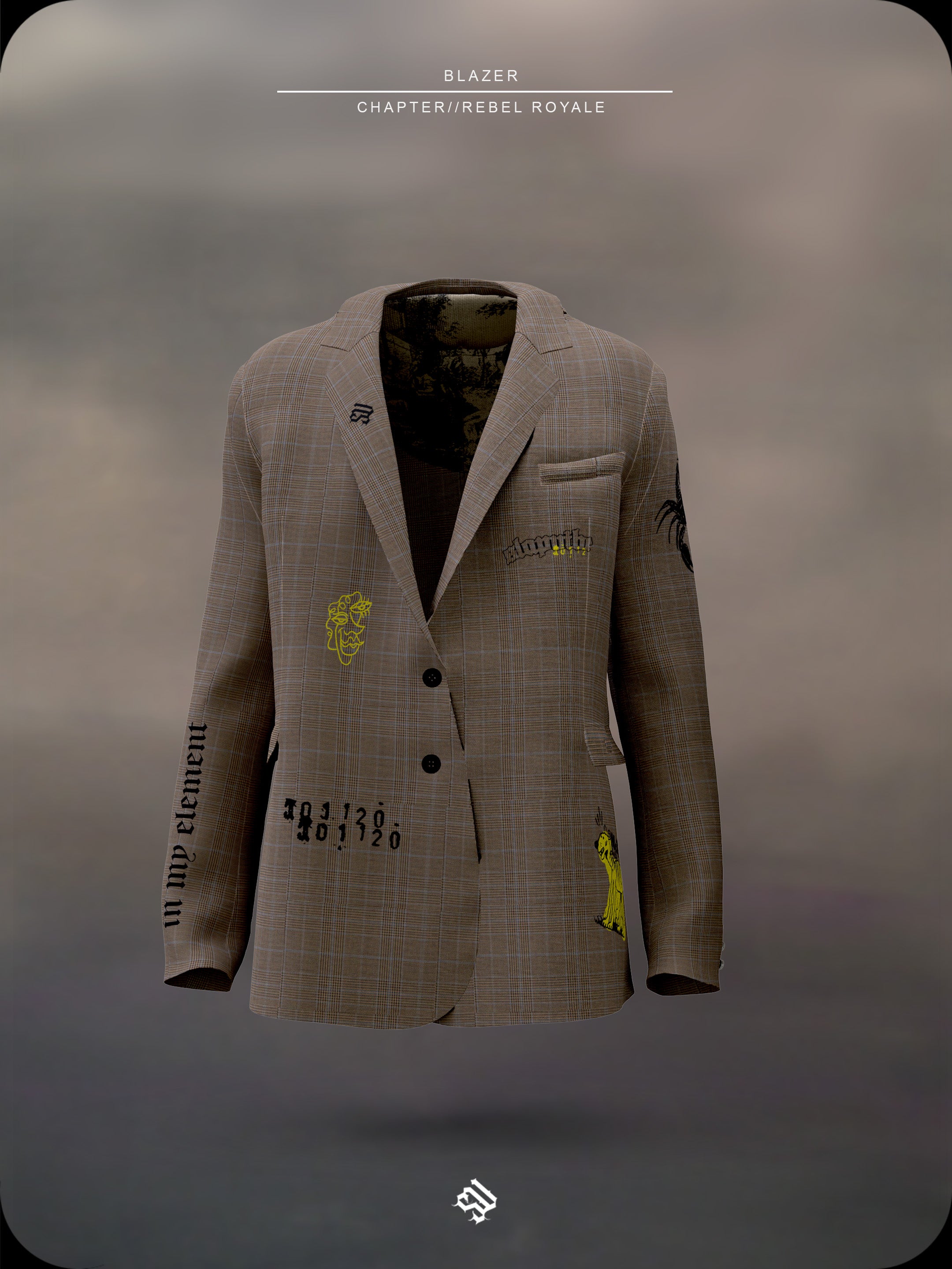 REBEL ROYALE - CUTAWAY BLAZER