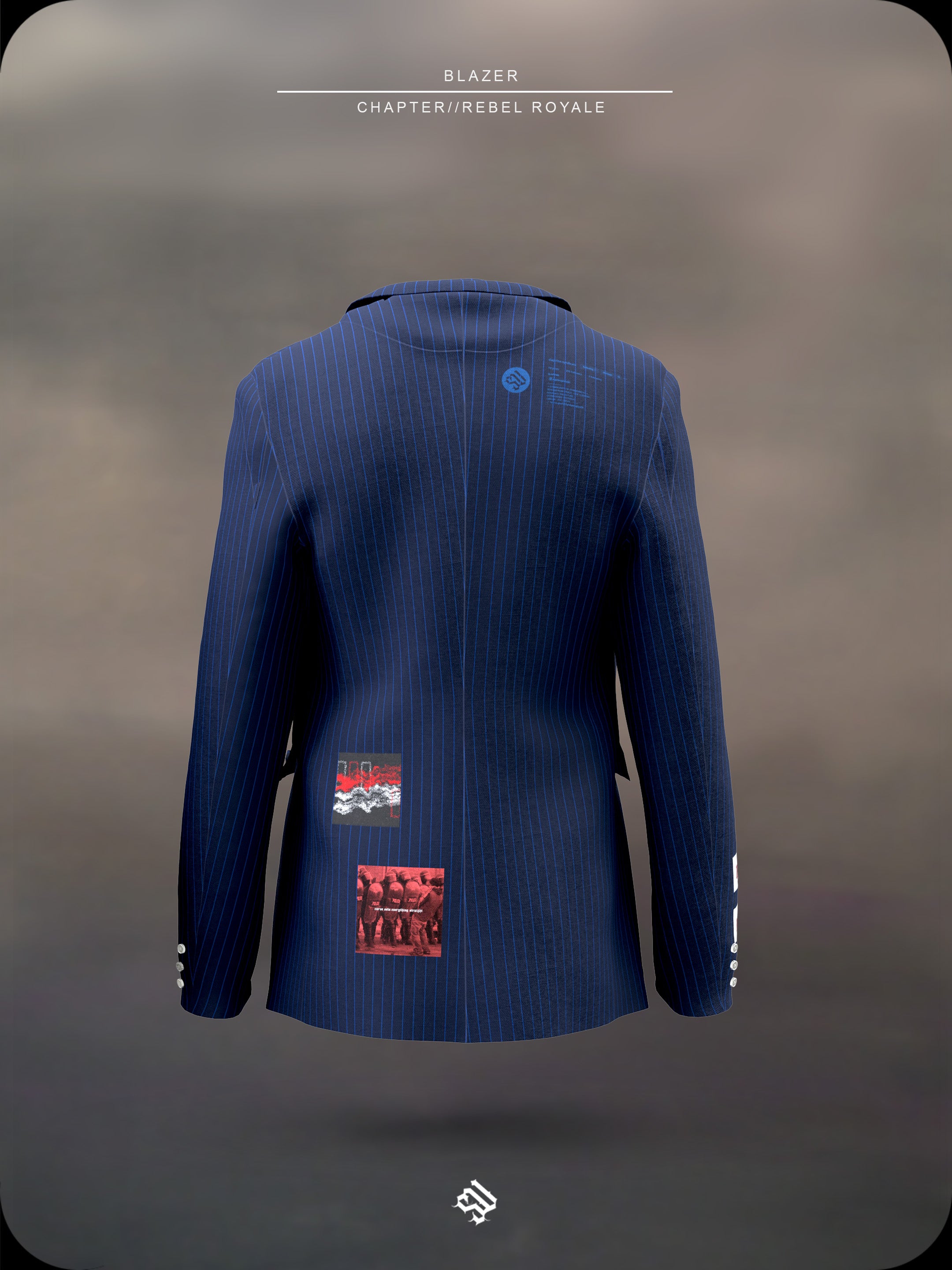 REBEL ROYALE - CUTAWAY BLAZER