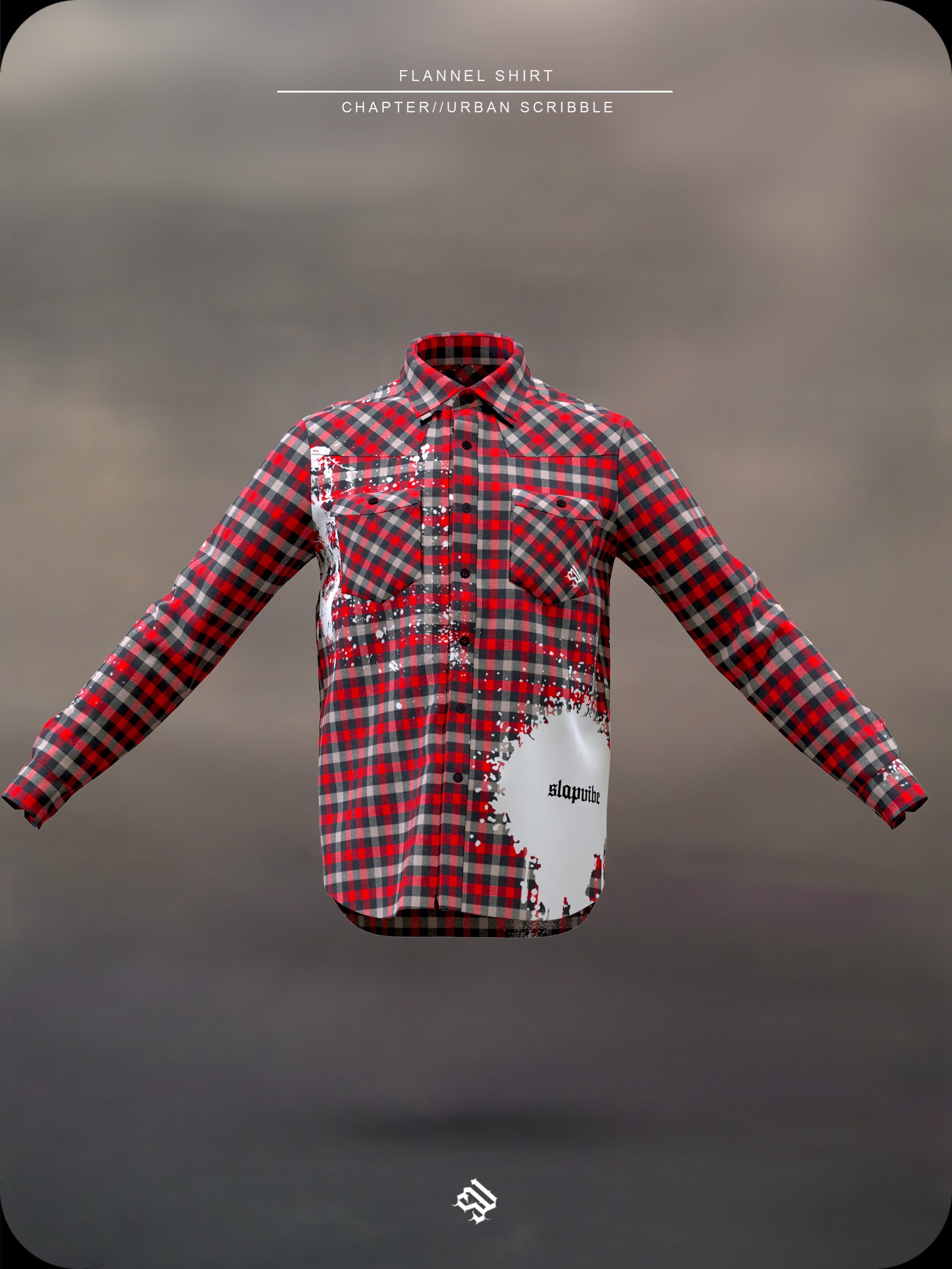 URBAN SCRIBBLE - Shirt Y/D Chequered