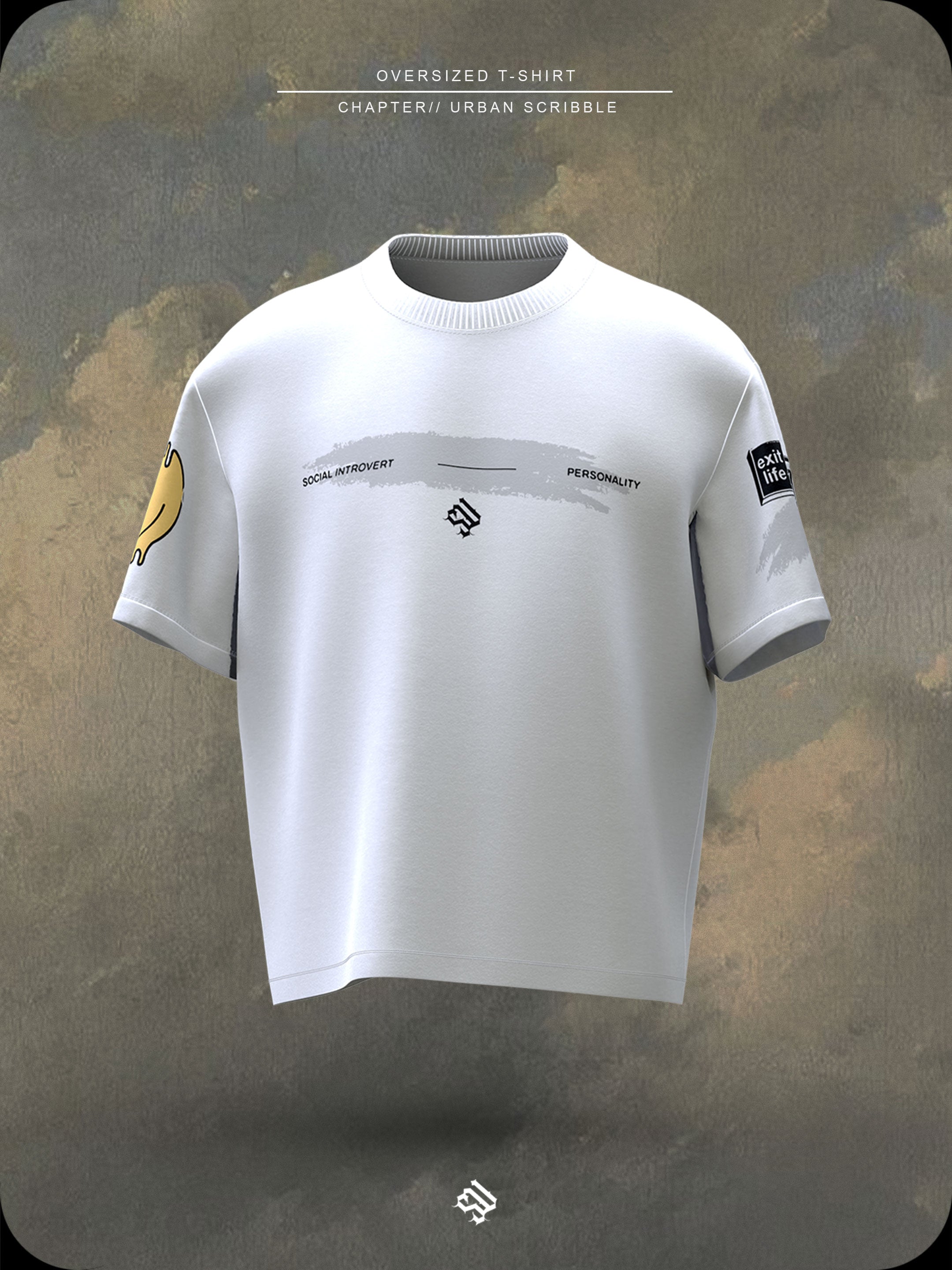 URBAN SCRIBBLE - Oversized Tee