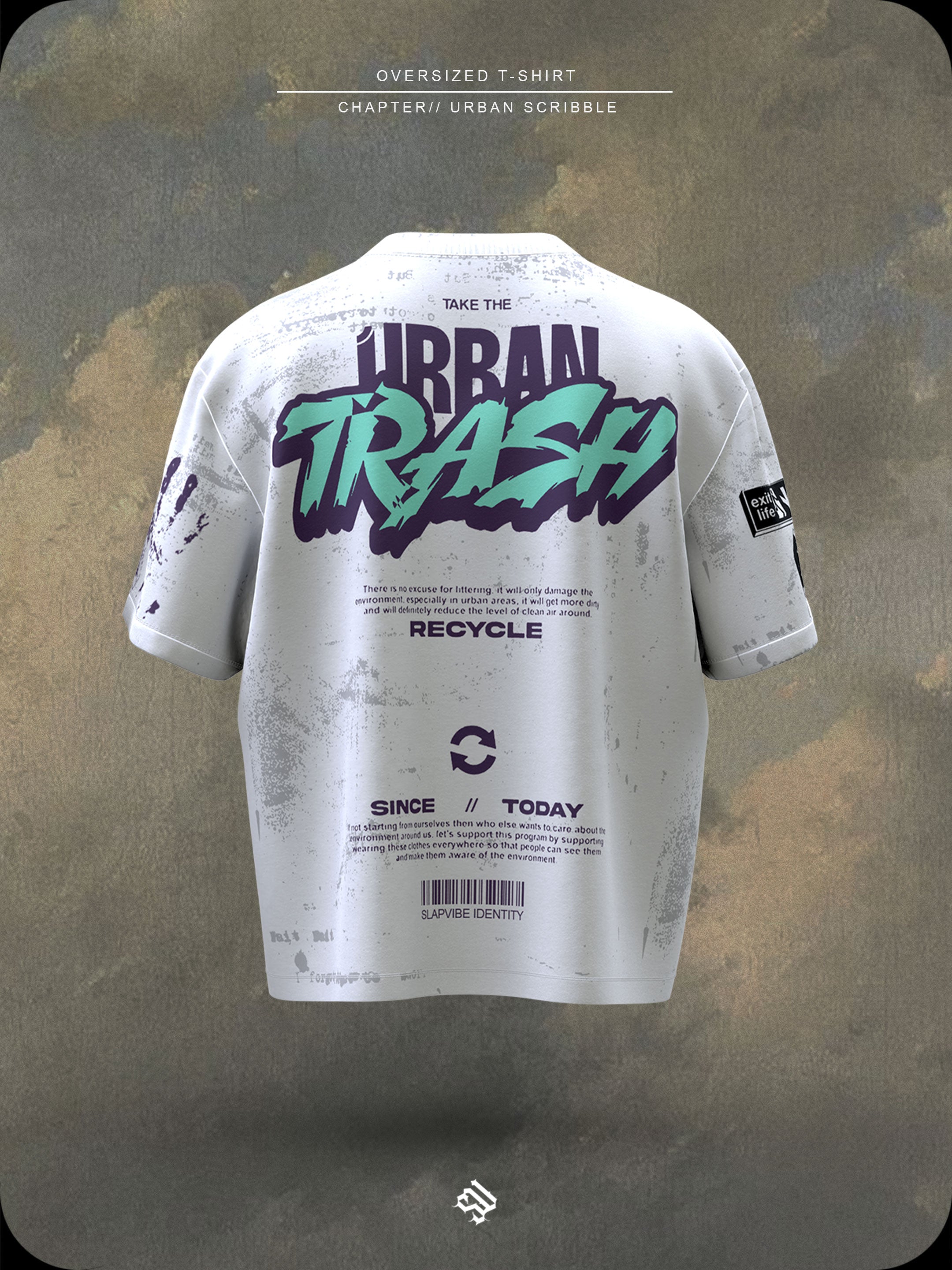 URBAN SCRIBBLE - Oversized Tee