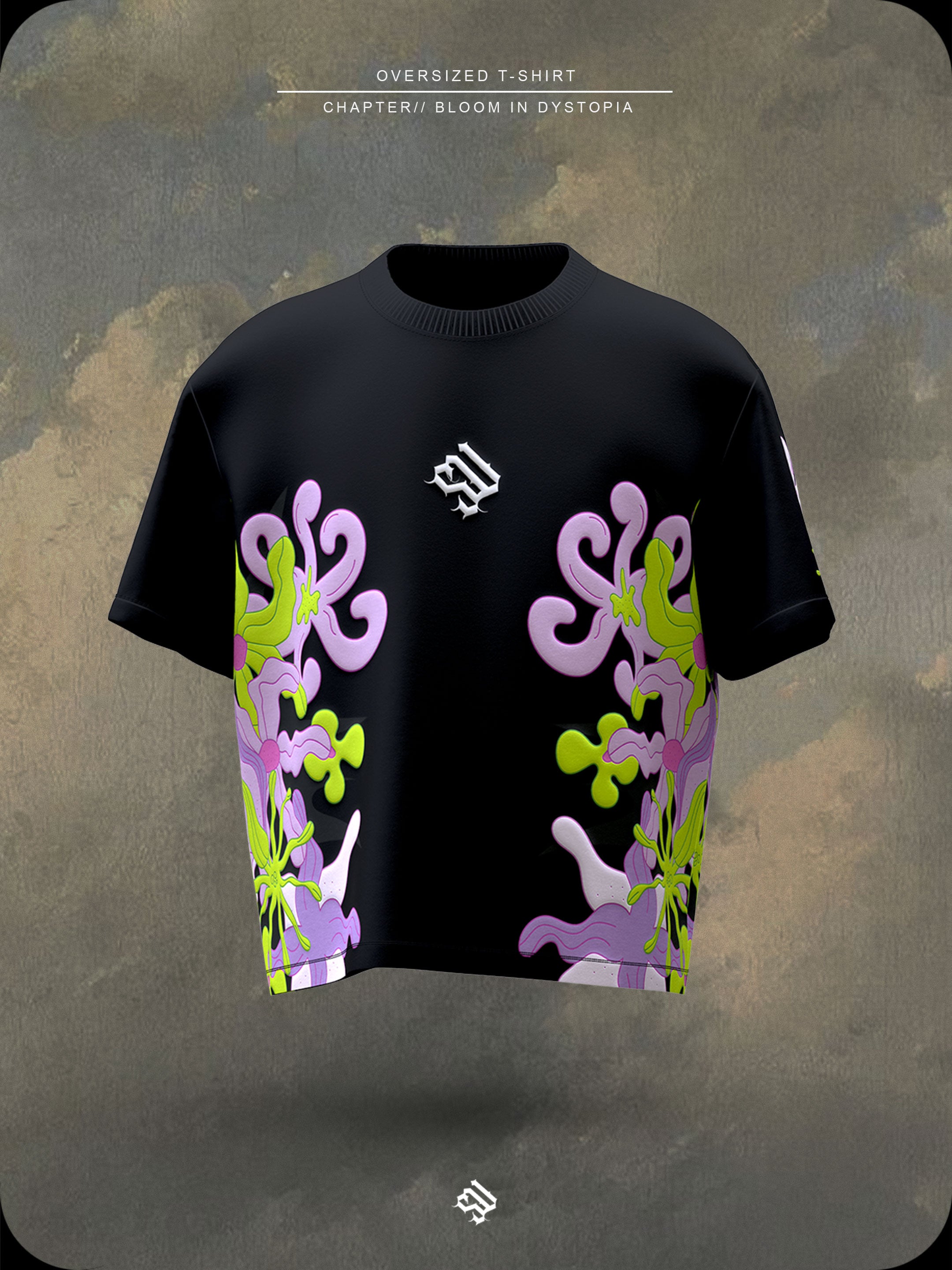 BLOOMING DYSTOPIA - Oversized Tee