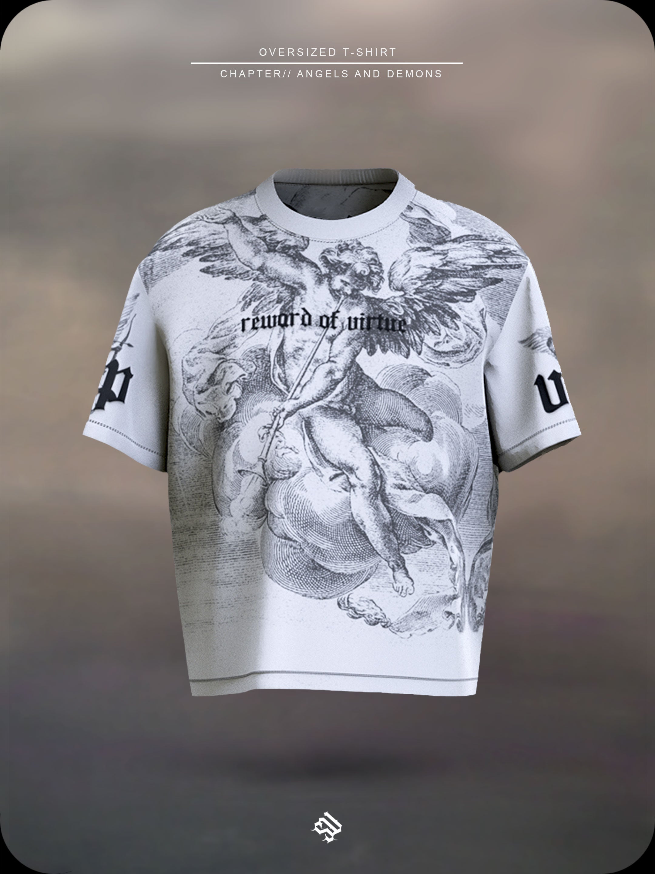 ANGELS & DEMONS - Oversized Tee