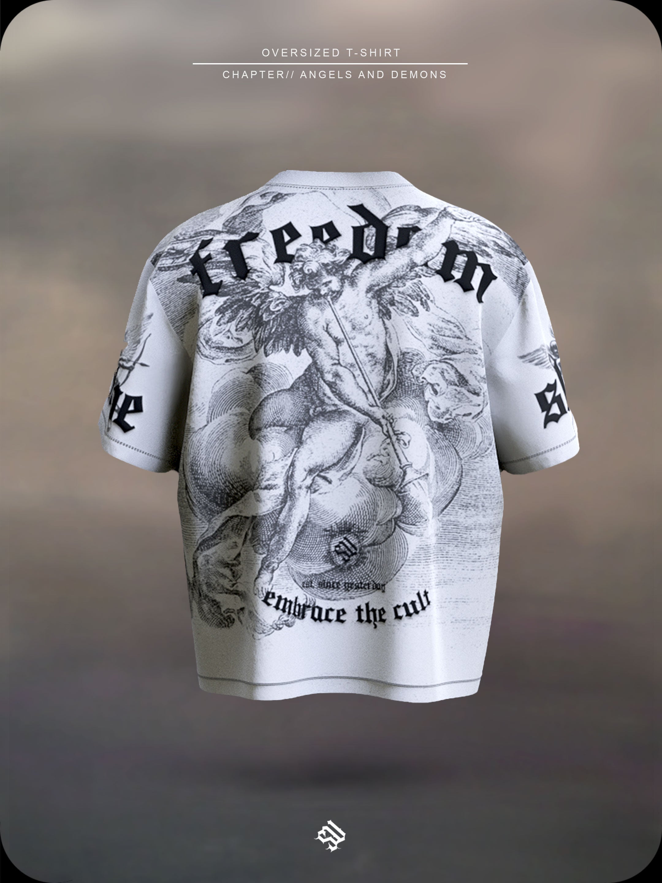 ANGELS & DEMONS - Oversized Tee